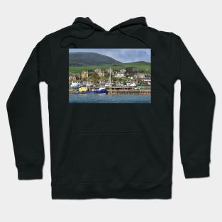 The fishing boat in harbour at Campbeltown, Scotland Hoodie